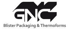 logo GNC Blister Packagings and Thermoforms